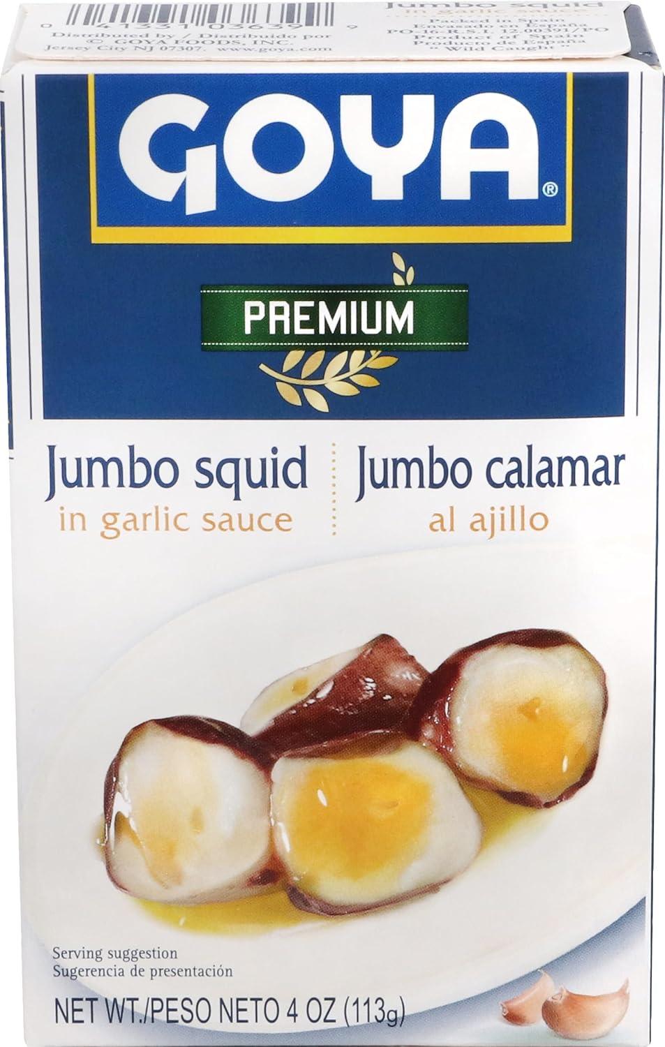 image:imageGoya Foods Octopus Style Squid Pieces in Garlic Sauce 4 Ounce Pack of 25