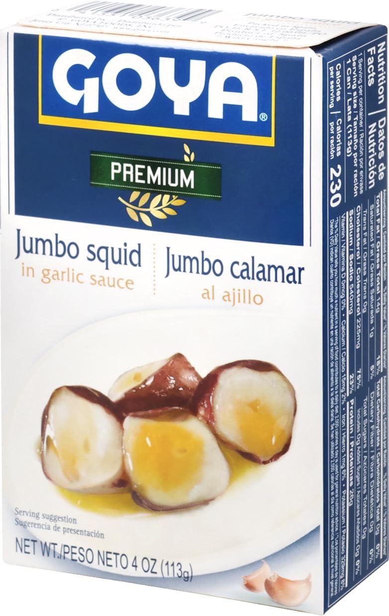 image:imageGoya Foods Octopus Style Squid Pieces in Garlic Sauce 4 Ounce Pack of 25