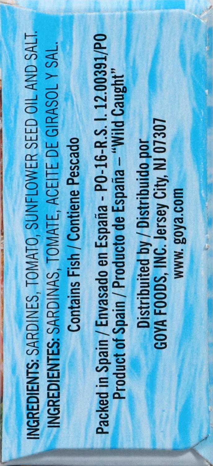 image:imageGoya Foods Premium Sardines In Tomato Sauce 425 Ounce Pack of 25