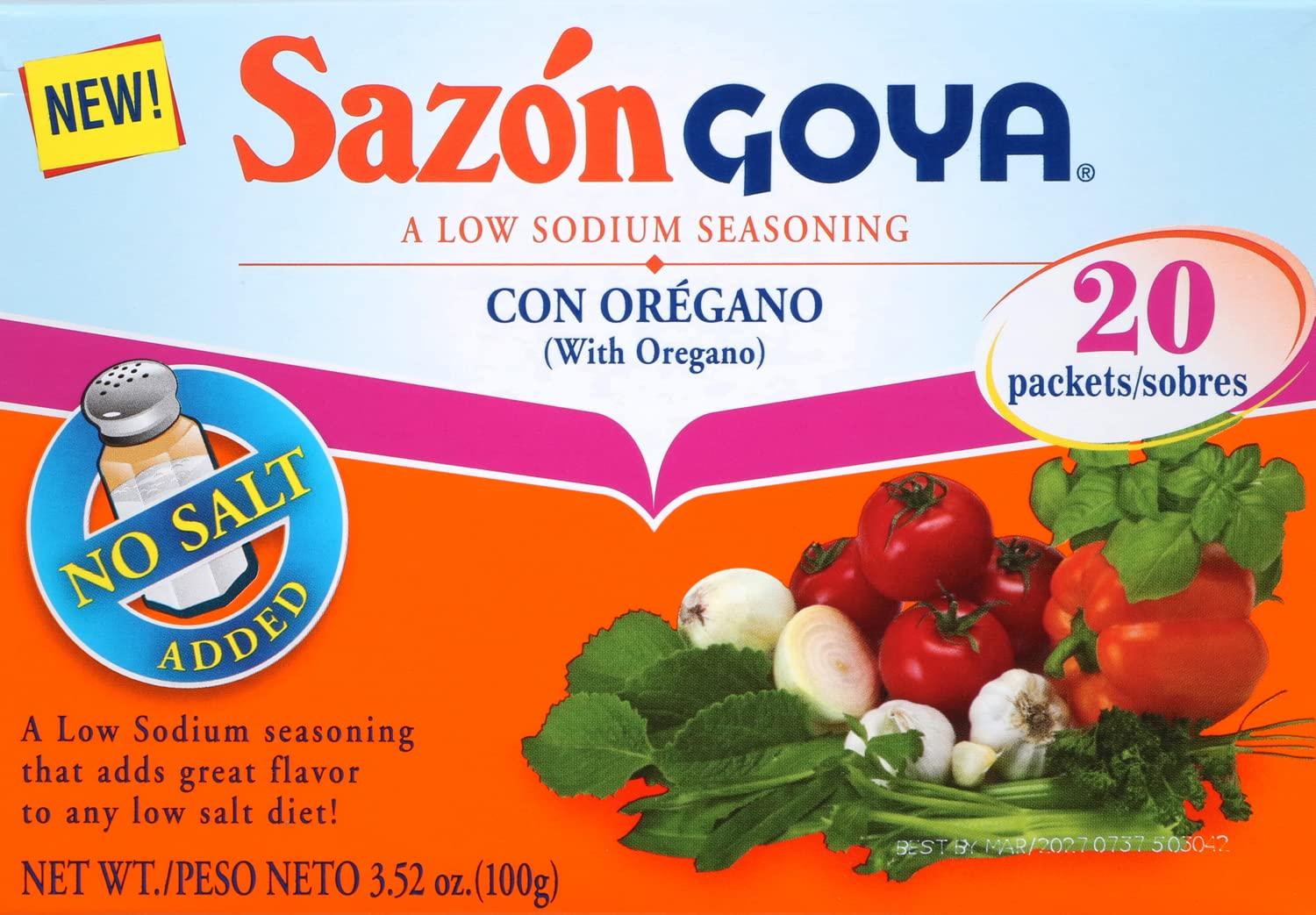 image:imageGoya Foods Sazn Seasoning Natural amp Complete No Salt 352 Ounce Pack of 18
