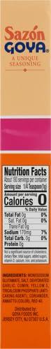 image:imageGoya Foods Sazn Seasoning with Coriander amp Annatto 141 Ounce Pack of 36633 Ounce Pack of 1