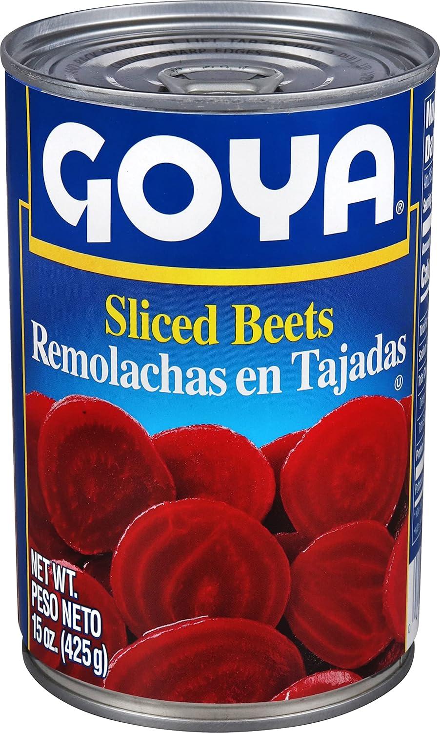 image:imageGoya Foods Sliced Beets 15 Ounce Pack of 24