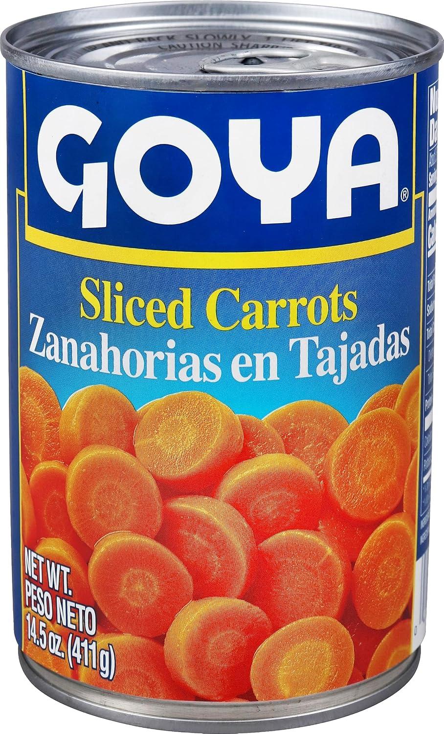image:imageGoya Foods Sliced Carrots 145Ounce Pack of 24