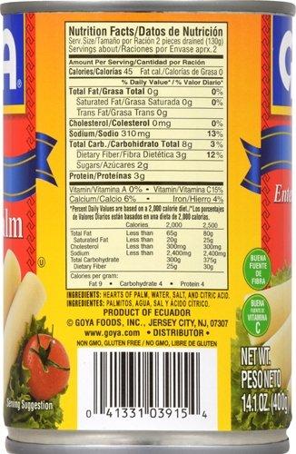 image:imageGoya Foods Whole Hearts of Palm Palmitos 141 Ounce Pack of 12Whole Hearts