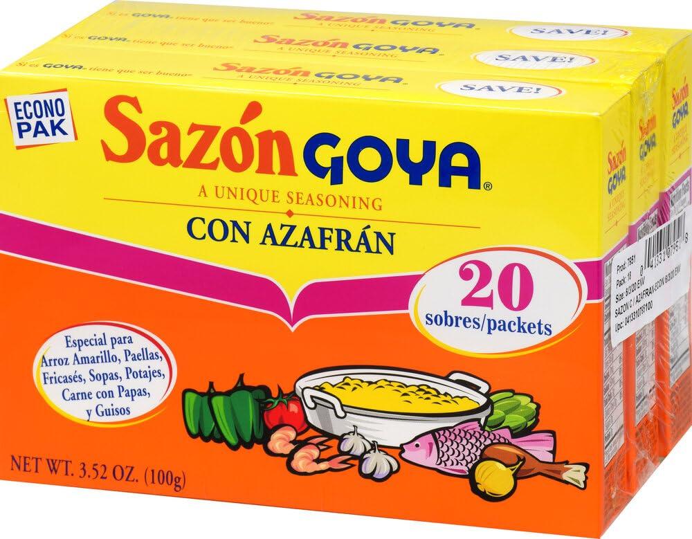 image:imageGoya Sazn Seasoning With Azafran 352 Ounce Pack of 3352 Ounce Pack of 3