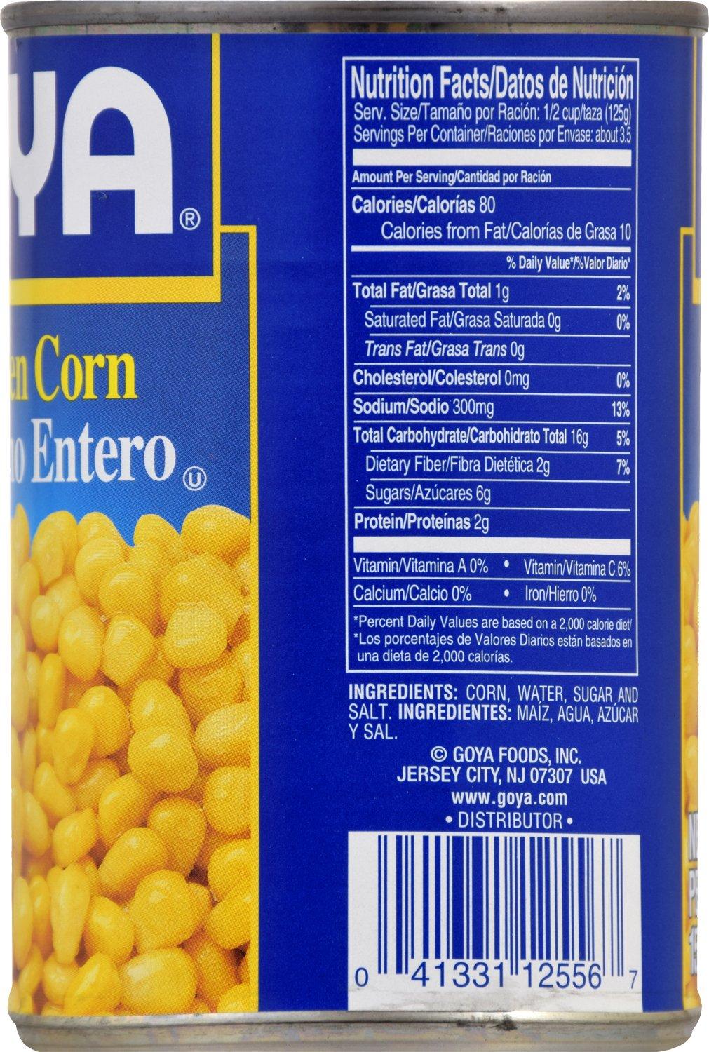 image:imageGoya Whole Kernel Golden Corn 1525 oz1525 Ounce Pack of 1
