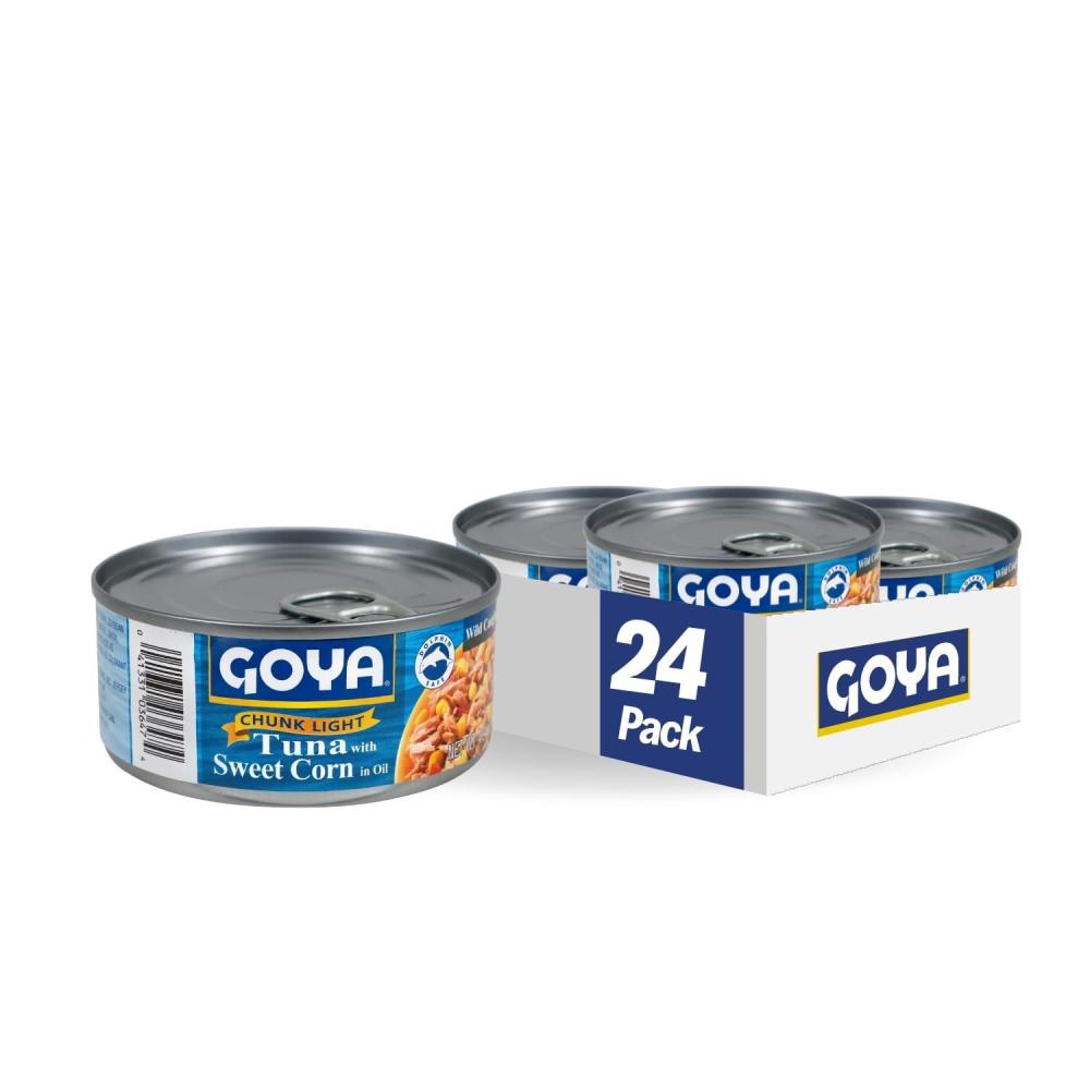 image:imageGoya Foods Chunk Light Tuna with Sweet Corn In Oil 494 Ounce Pack of 24