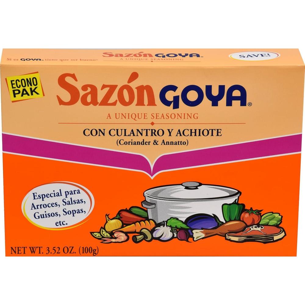 image:imageGoya Foods Sazn Seasoning with Coriander amp Annatto 141 Ounce Pack of 3635 Ounce Pack of 1