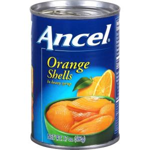 image:imageAncel Orange Shells In Heavy Syrup 17 Ounce Pack of 24