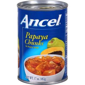 image:imageAncel Papaya Chunks In Syrup 17 Ounce Pack of 24