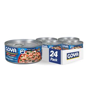 image:imageGoya Foods Chunk Light Tuna with Jalapeo Wild Caught 494 Ounce Pack of 24Jalapeno