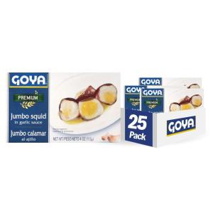 image:imageGoya Foods Octopus Style Squid Pieces in Garlic Sauce 4 Ounce Pack of 25