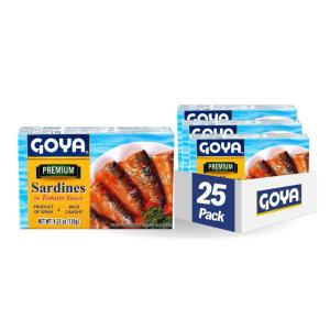 image:imageGoya Foods Premium Sardines In Tomato Sauce 425 Ounce Pack of 25