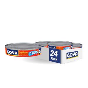 image:imageGoya Foods Sardines in Hot Tomato Sauce 15 Ounce Pack of 24