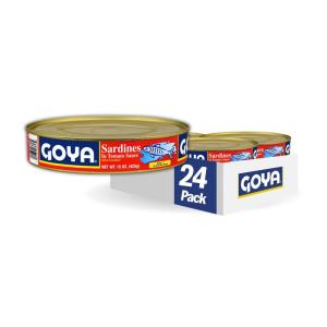 image:imageGoya Foods Sardines in Tomato Sauce 15Ounce Pack of 24Tomato