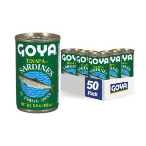 image:imageGoya Foods Sardines in Tomato Sauce 15Ounce Pack of 24Tomato sauce