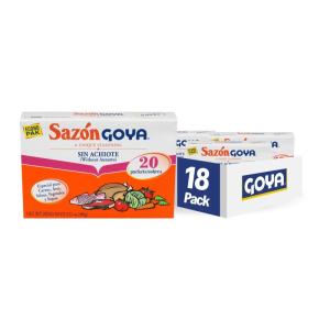 image:imageGoya Foods Sazn Seasoning with Cilantro amp Tomato 141 Ounce Pack of 36352 Ounce Pack of 18