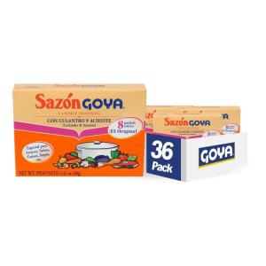 image:imageGoya Foods Sazn Seasoning with Coriander amp Annatto 141 Ounce Pack of 36141 Ounce Pack of 36