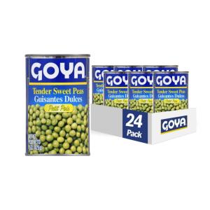 image:imageGoya Foods Tender Sweet Peas 15Ounce Pack of 24 253115 Ounce Pack of 24