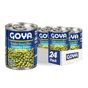 image:imageGoya Foods Tender Sweet Peas 15Ounce Pack of 24 253185 Ounce Pack of 24