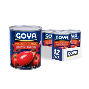 image:imageGoya Foods Whole Peeled Tomatoes 28 Ounce Pack of 12
