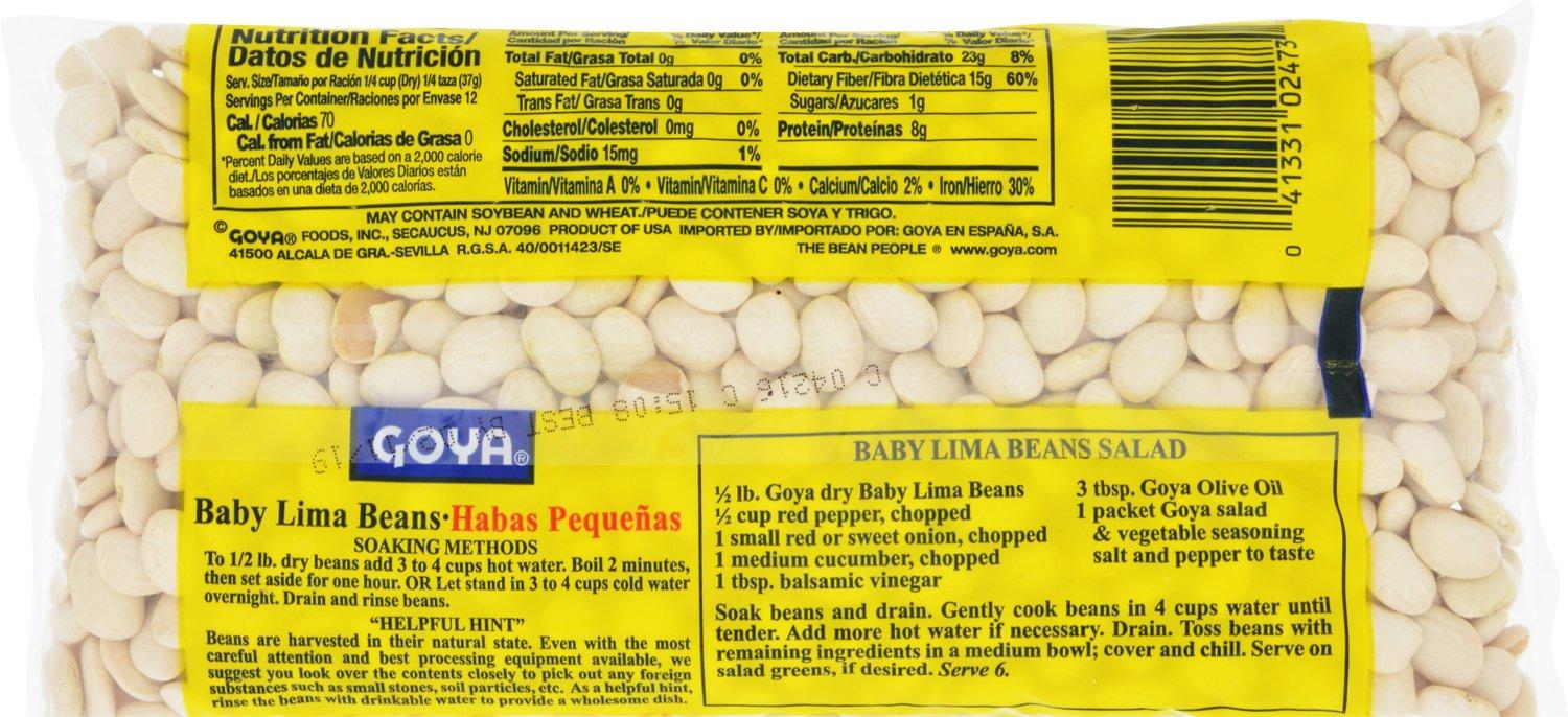 image:imageGoya Foods Baby Lima Beans Dry 16 Ounce Pack of 2416 Ounce Pack of 2