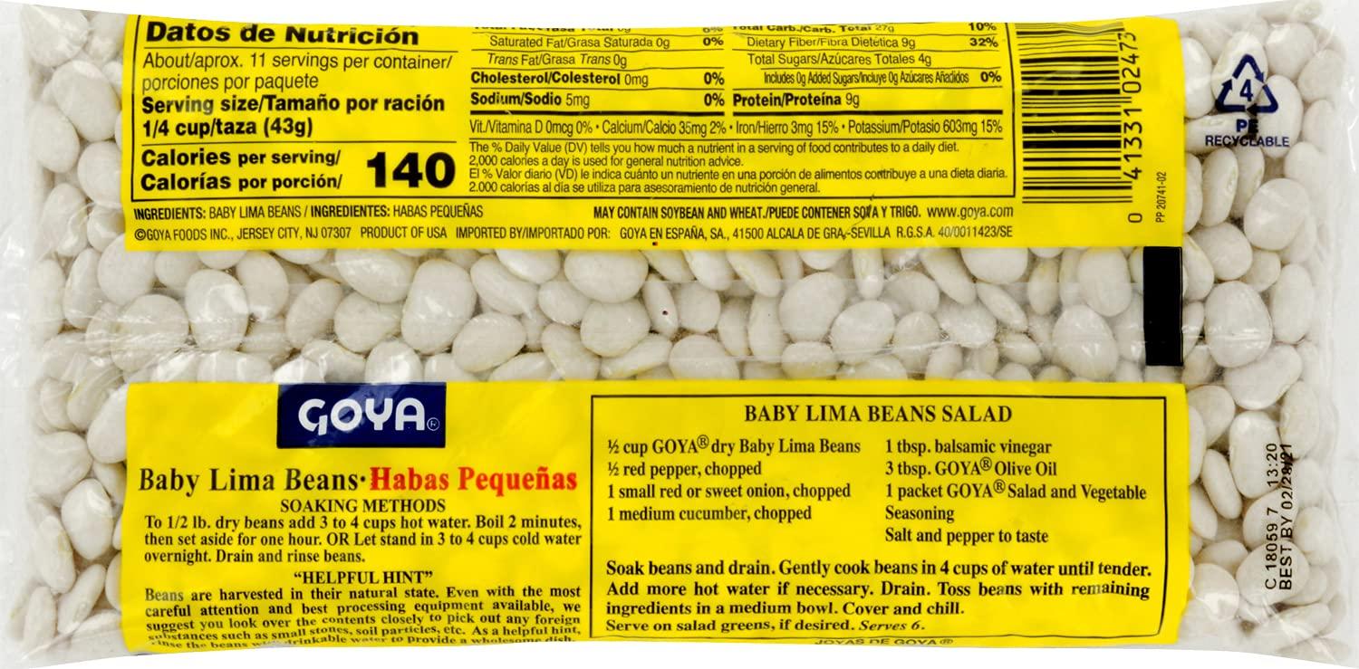 image:imageGoya Foods Baby Lima Beans Dry 16 Ounce Pack of 2416 Ounce Pack of 24