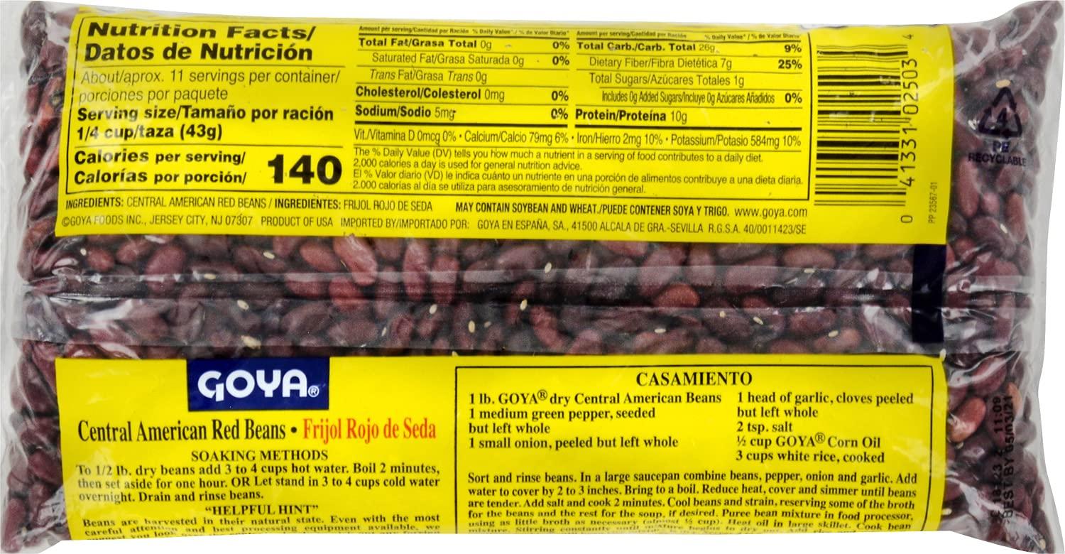 image:imageGoya Foods Central American Red Beans Dry 16 Ounce Pack of 241 Pound Pack of 24