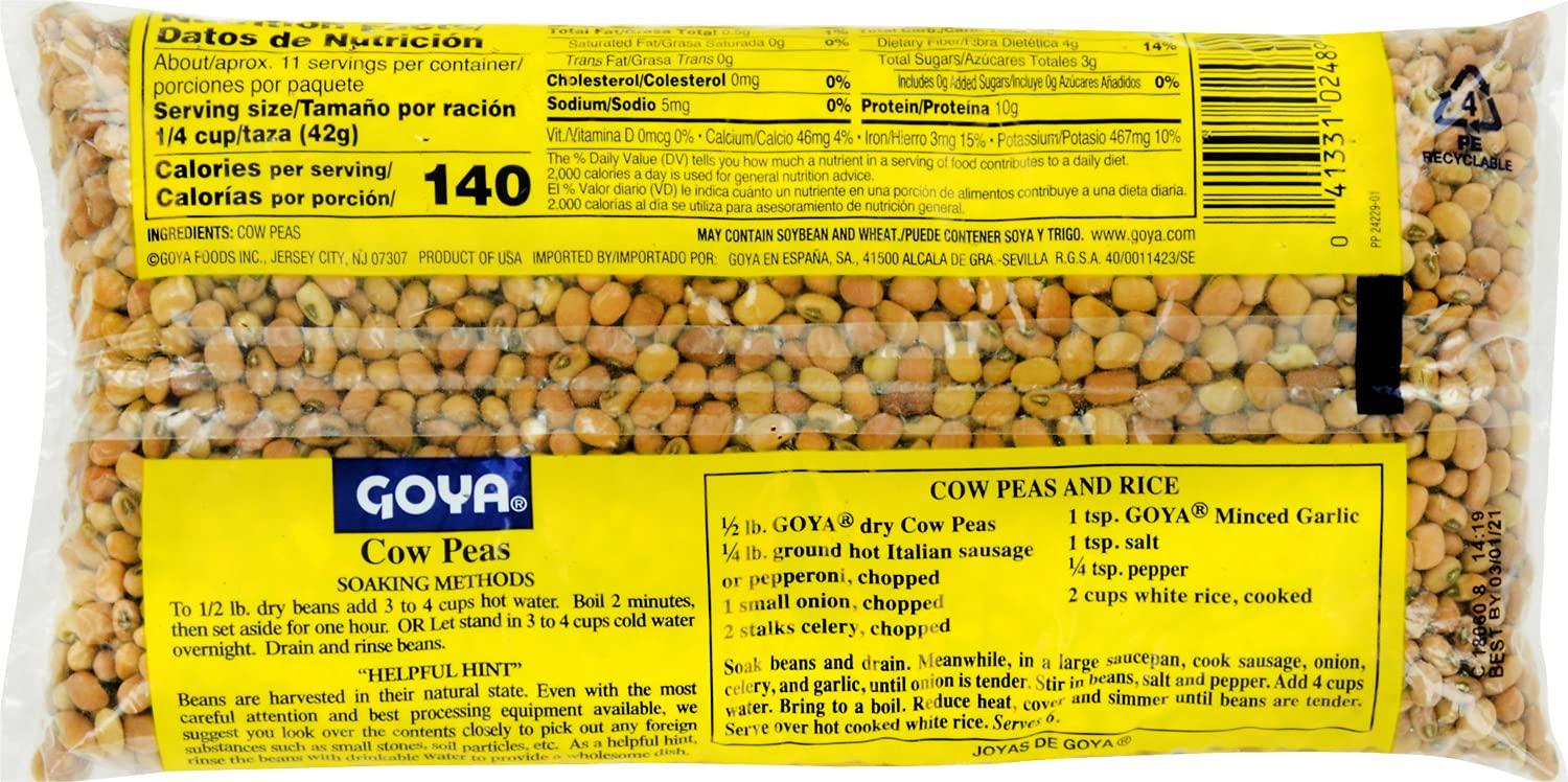 image:imageGoya Foods Cow Peas Dry 16 Ounce Pack of 24