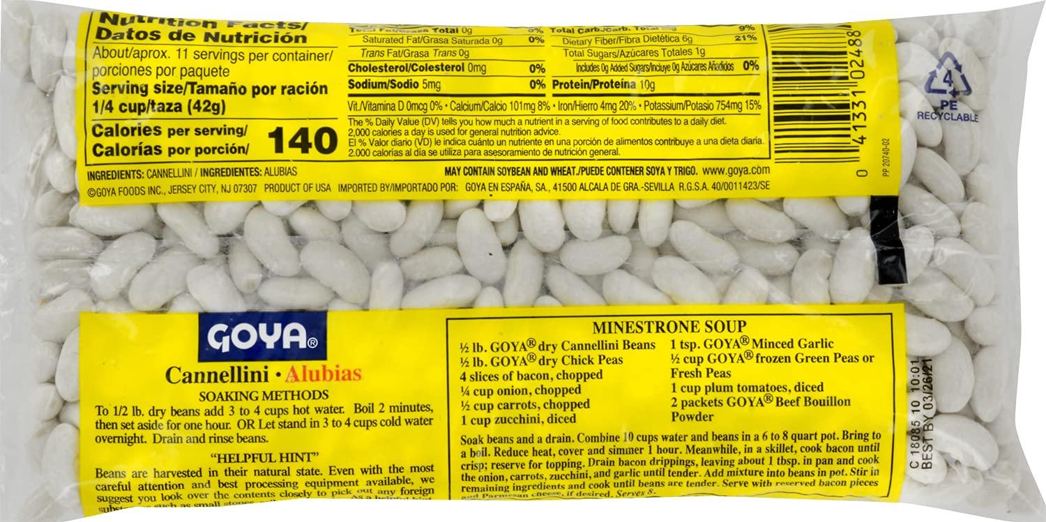 image:imageGoya Foods Dry White Kidney Beans 16Ounce Pack of 24
