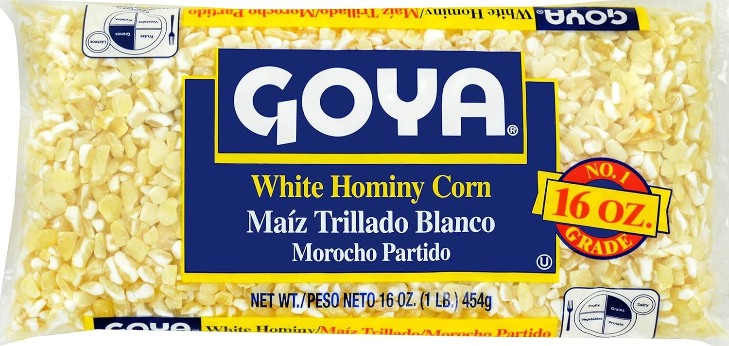 image:imageGoya Foods Giant White Corn Dry 14 Ounce Pack of 24horminy corn