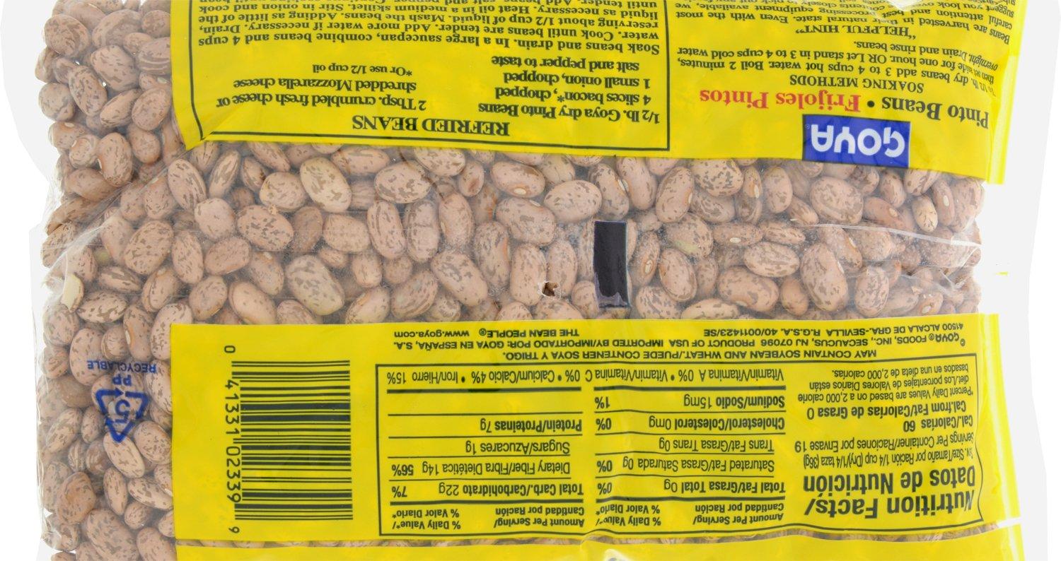 image:imageGoya Foods Pinto Beans Dry 4 Pound Pack of 624 Ounce Pack of 18
