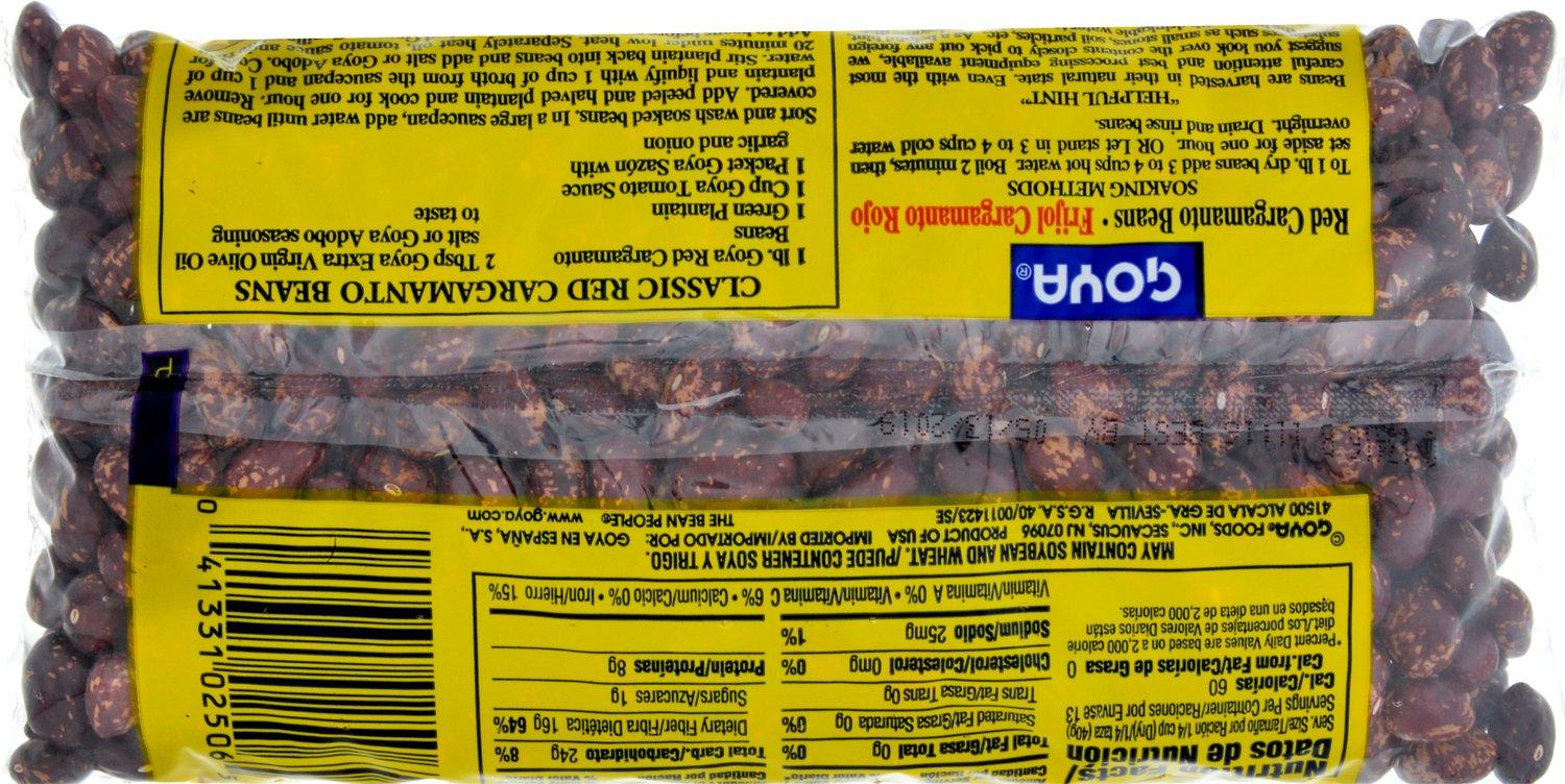 image:imageGoya Foods Red Cargamanto Beans Dry 16 Ounce Pack of 24