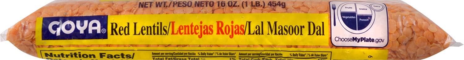 image:imageGoya Foods Red Lentils Dry 16 Ounce Pack of 24