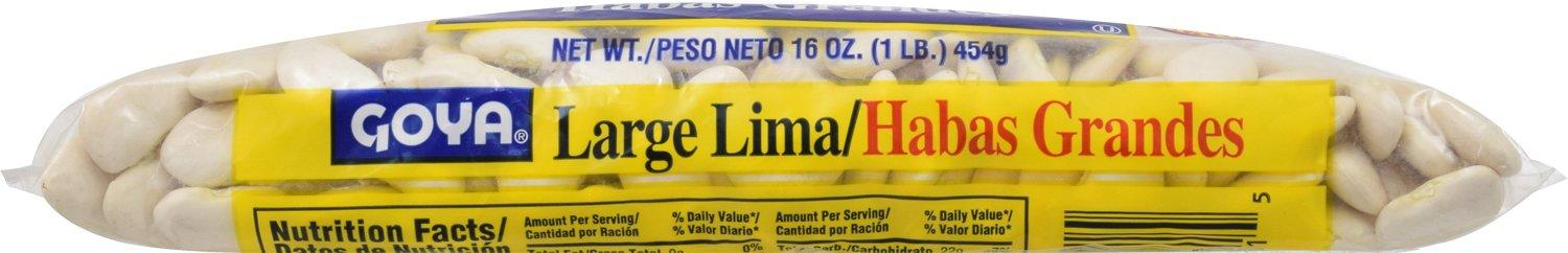 image:imageGoya Large Lima Beans Dry 1 Pound Bag