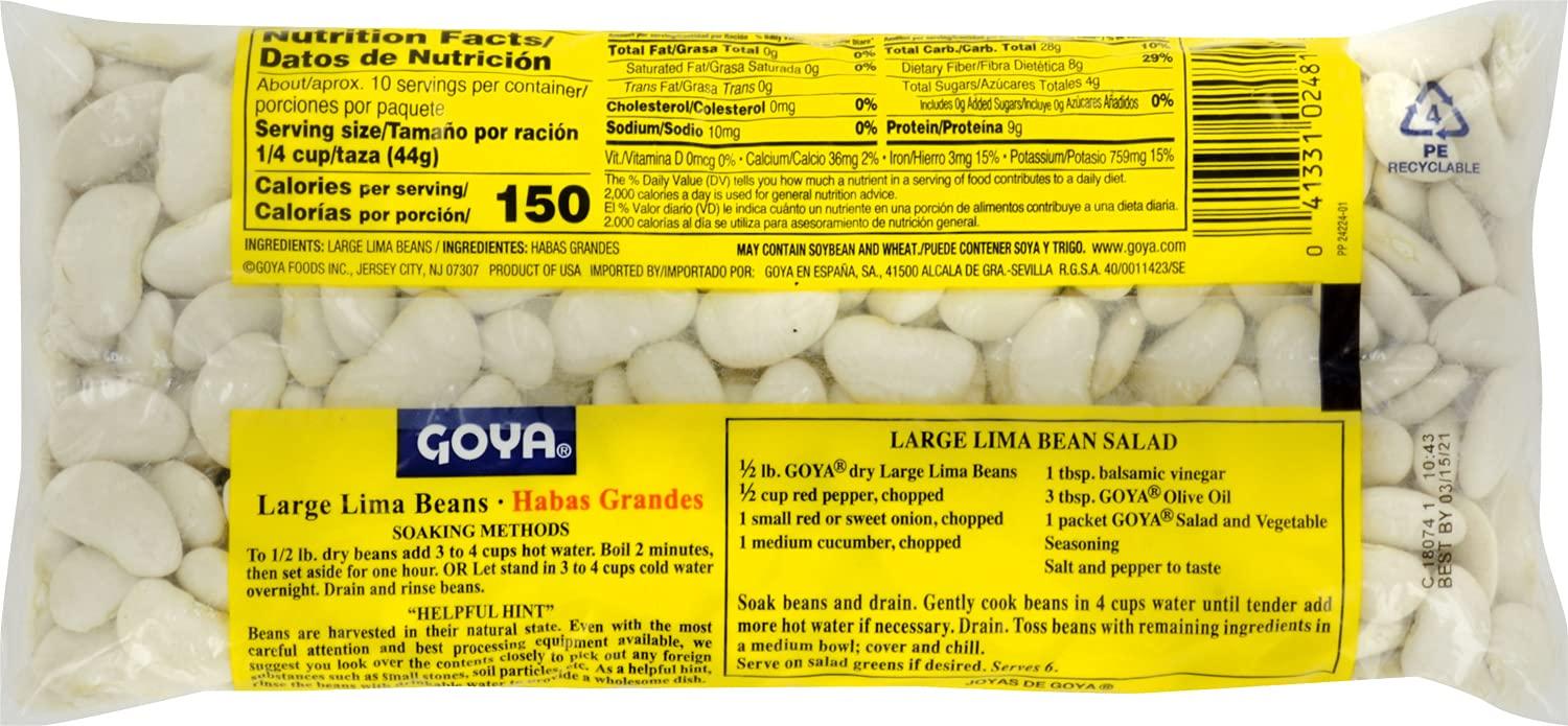 image:imageGoya Large Lima Beans Dry 1 Pound Bag