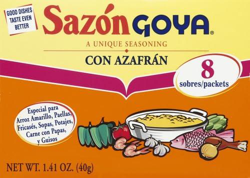 image:imageSazn Natural and Complete by Goya Low Sodium Latin Spice Blend for Poultry Seafood Meat and Vegetables All Purpose Mexican Seasoning No Salt Added 352oz Carton141 Ounce Pack of 1