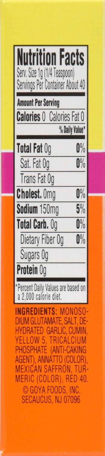 image:imageSazn Natural and Complete by Goya Low Sodium Latin Spice Blend for Poultry Seafood Meat and Vegetables All Purpose Mexican Seasoning No Salt Added 352oz Carton141 Ounce Pack of 1
