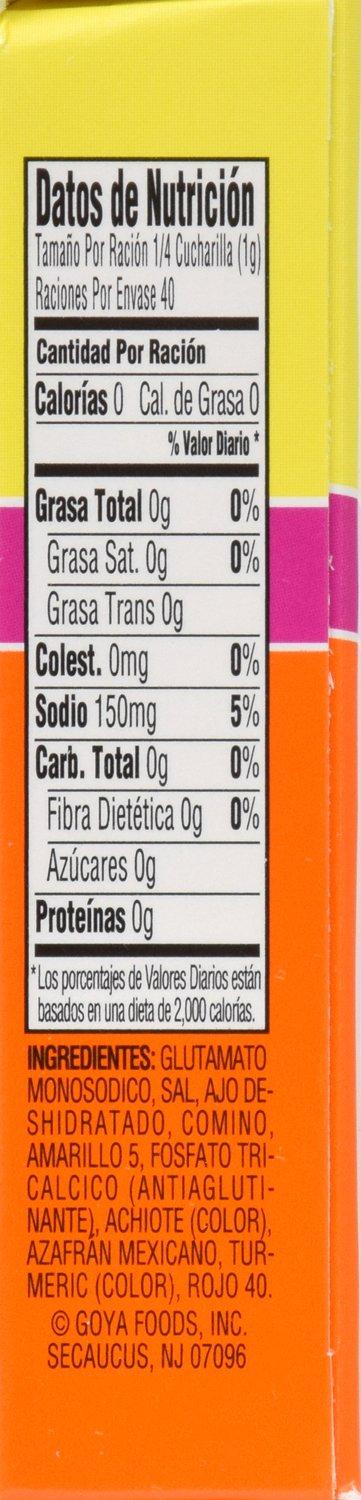 image:imageSazn Natural and Complete by Goya Low Sodium Latin Spice Blend for Poultry Seafood Meat and Vegetables All Purpose Mexican Seasoning No Salt Added 352oz Carton141 Ounce Pack of 1