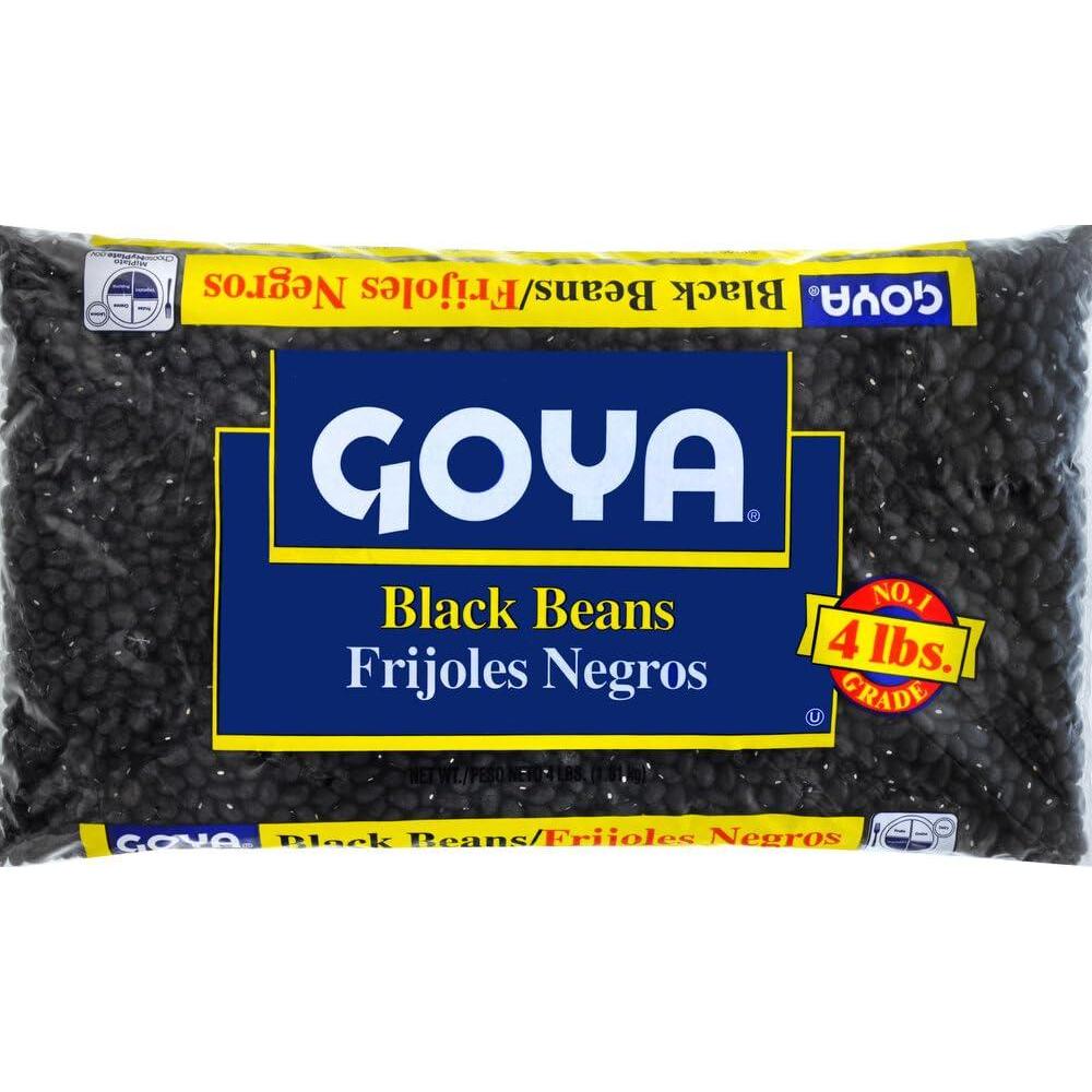 image:imageGoya Black Beans Dry 4 Lb Bag64 Ounce Pack of 1