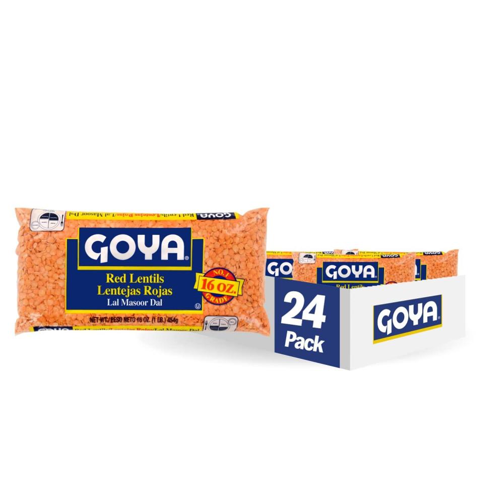 image:imageGoya Foods Red Lentils Dry 16 Ounce Pack of 24