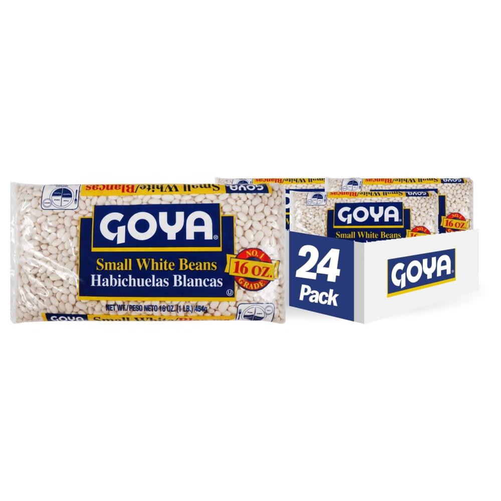 image:imageGoya Foods Small White Beans Dry 16 Ounce Pack of 24