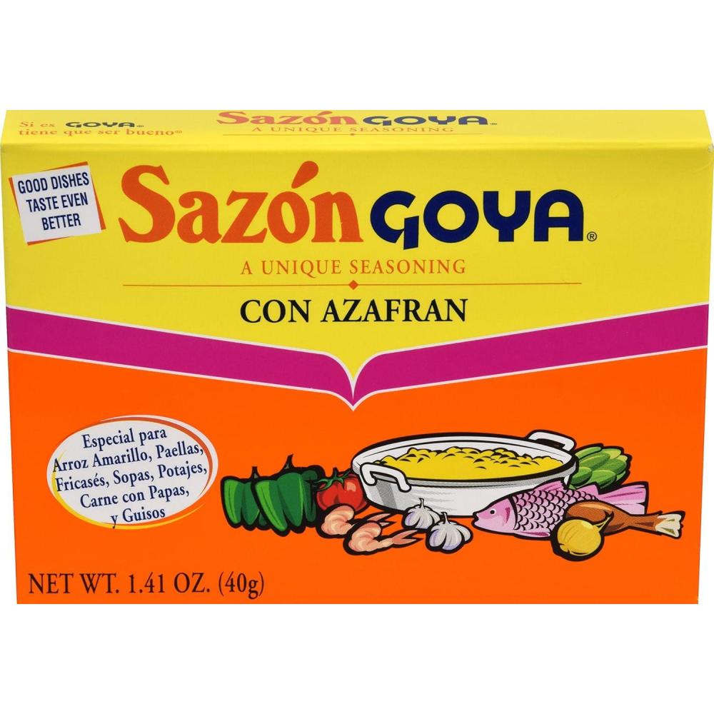 image:imageSazn Natural and Complete by Goya Low Sodium Latin Spice Blend for Poultry Seafood Meat and Vegetables All Purpose Mexican Seasoning No Salt Added 352oz Carton141 Ounce Pack of 1