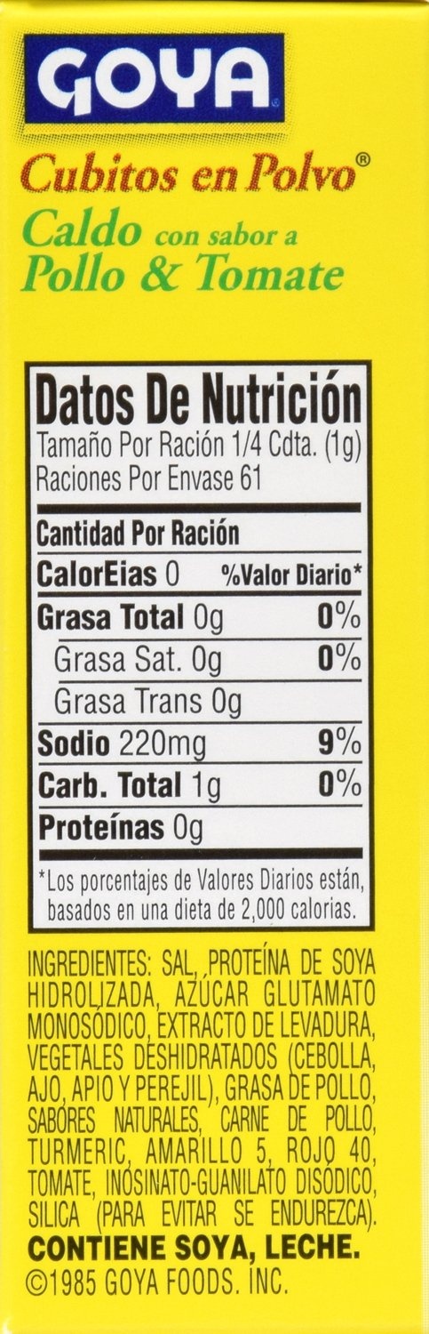 image:imageGoya Foods Chicken amp Tomato Bouillon 215 Ounce215 Ounce Pack of 1